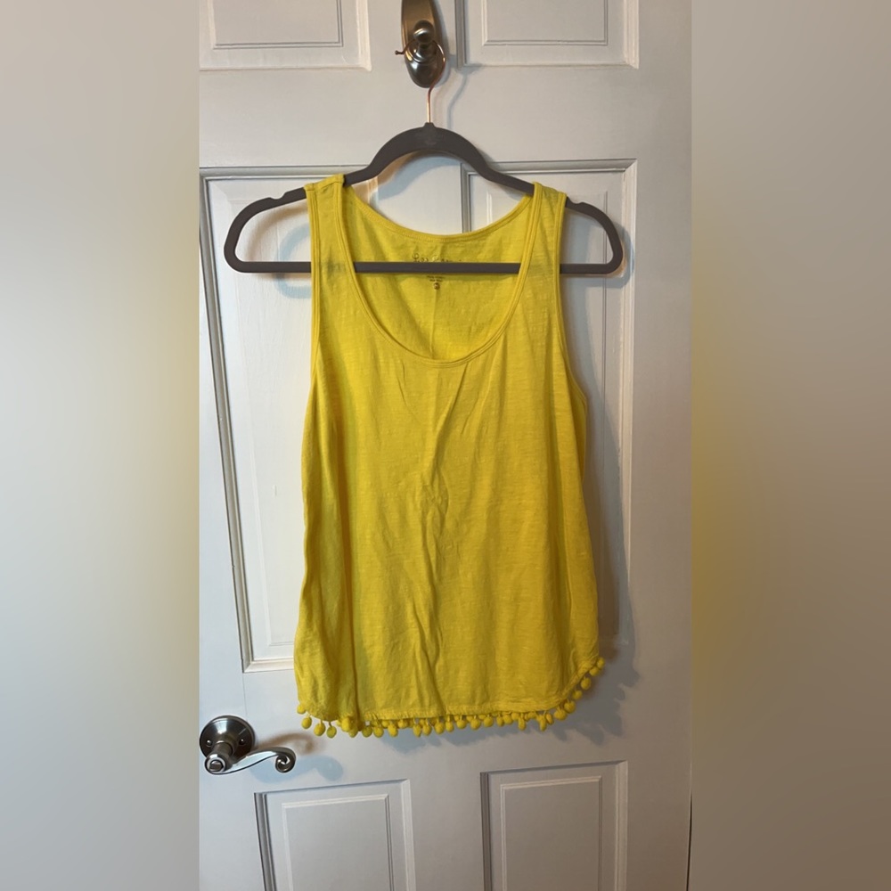 Lilly Pulitzer Mckee Top in Lilly’s Lemon. Size Medium.